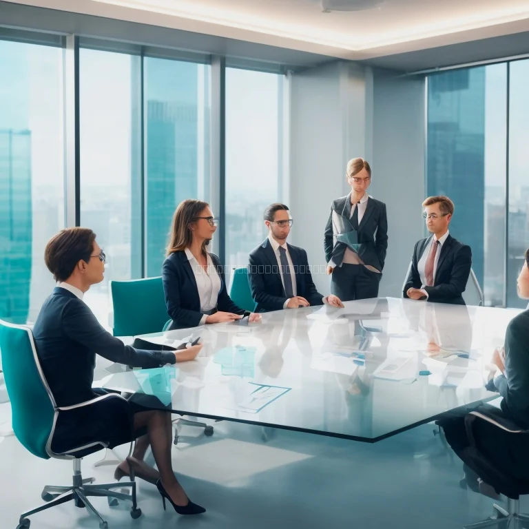 Board members collaborating on value assessment